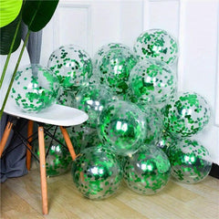 10pcs Colorful Glitter Balloons for Parties and Weddings