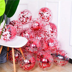 10pcs Colorful Glitter Balloons for Parties and Weddings