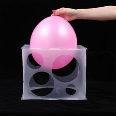 11Holes Balloon Sizer Box Collapsible Balloons Measurement Tool