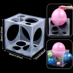 11Holes Balloon Sizer Box Collapsible Balloons Measurement Tool