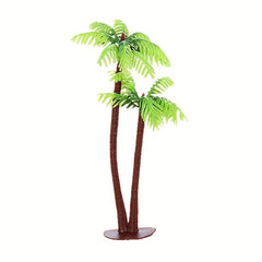 10pcs Mini Plastic Coconut Palm Trees Simulation Bonsai Home Decor