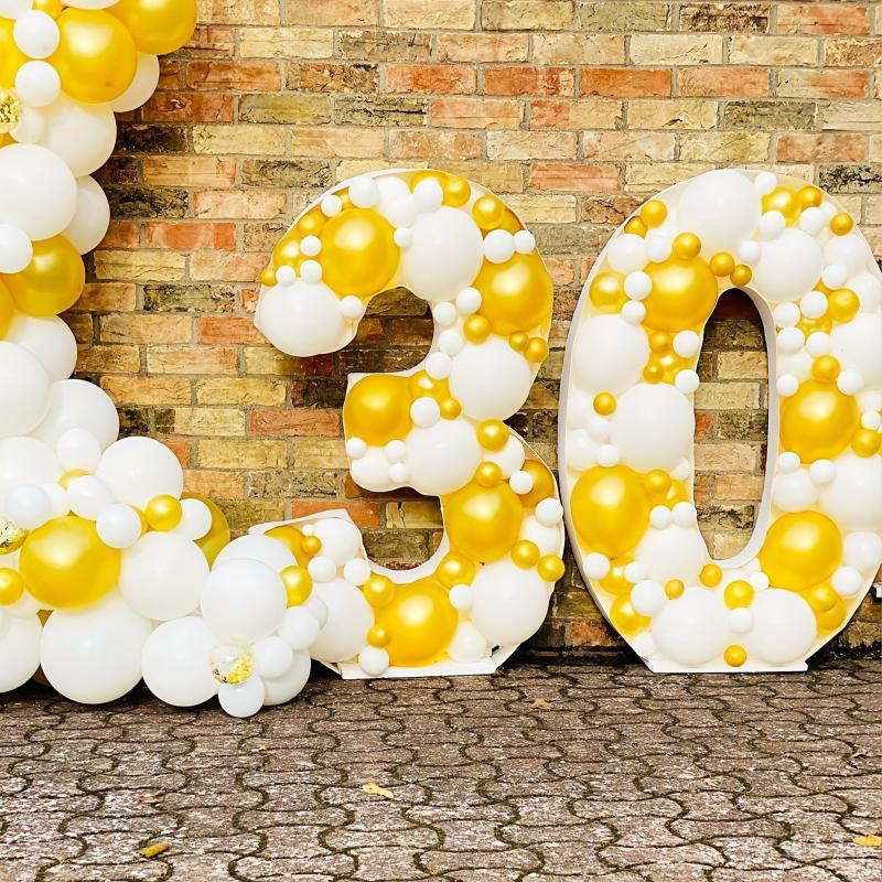 1st Birthday Number Mosaic Balloon Frame 36Inch