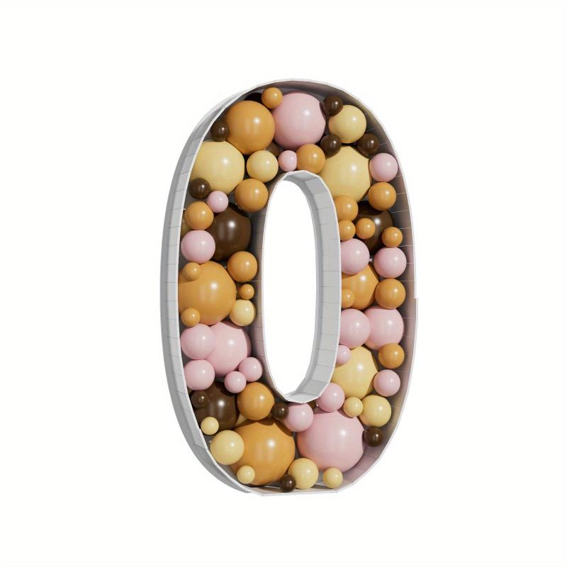 1st Birthday Number Mosaic Balloon Frame 36Inch