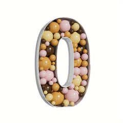 1st Birthday Number Mosaic Balloon Frame 36Inch