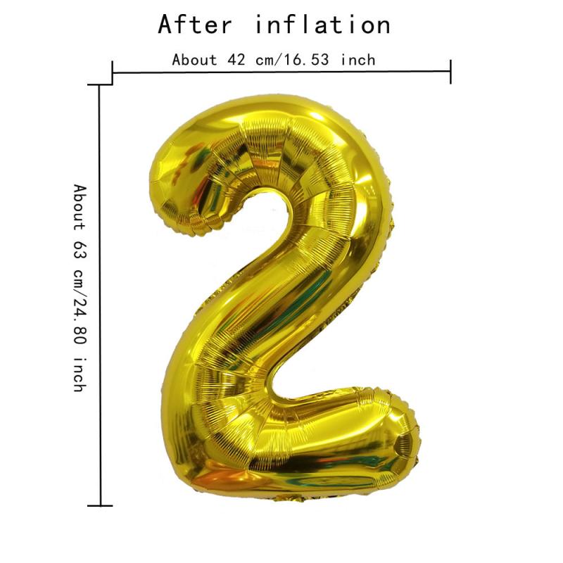 32 Inch Aluminum Film Balloon for Birthday Party Event Decor