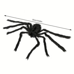 Halloween Artificial Spider Props Party Decoration Spider Web Plush Spider