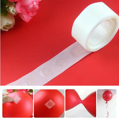 Balloon Attachment Glue Dot Set - Pack of 100 - Party Decorations