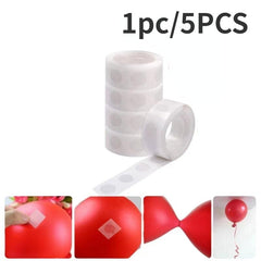 Balloon Attachment Glue Dot Set - Pack of 100 - Party Decorations