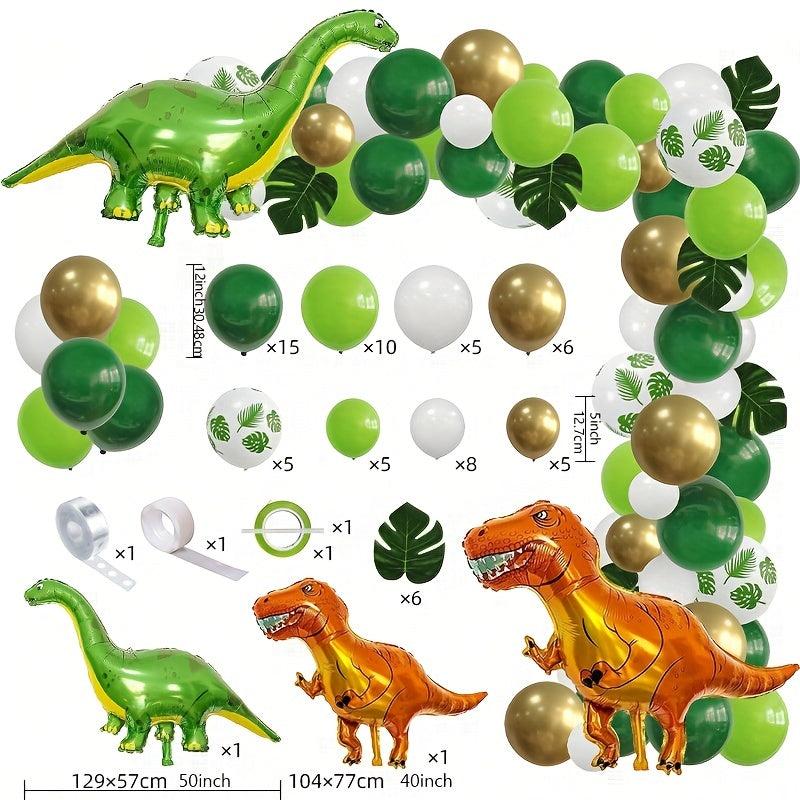 71pcs Jurassic Dinosaur Balloon Set for Party Decor