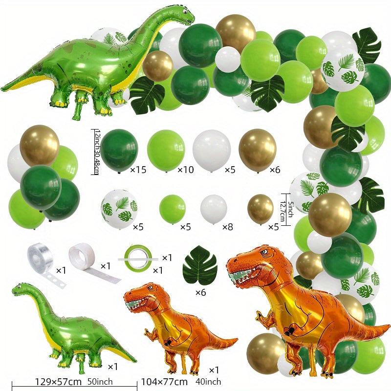 71pcs Jurassic Dinosaur Balloon Set for Party Decor