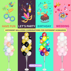 Ground Balloon Posts - Holds 13 Balloons - Small Gift - Holiday Party Supplies