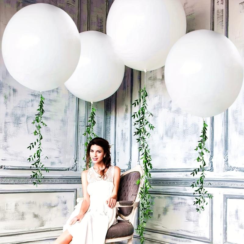 5pcs 18in Big Round Latex Balloons for Wedding Birthday Baby Shower Party Decor