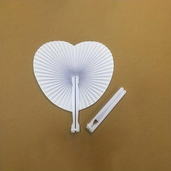 12pcs Advertising Promotion Fan Paper Fan Travel Fan Round Paper Fan