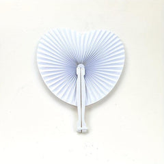 12pcs Advertising Promotion Fan Paper Fan Travel Fan Round Paper Fan
