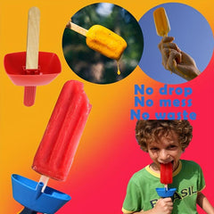 1pc Drip Popsicle Holder with Straw - Summer Party Supplies