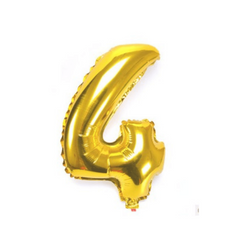 1pc Golden Foil Number Balloons 40 Birthday Party Decoration