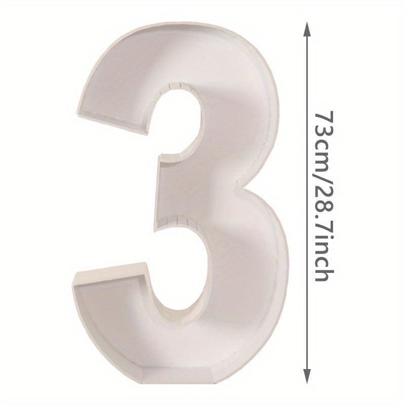 72 Number Balloon Filler Box Baby Shower Wedding Decoration