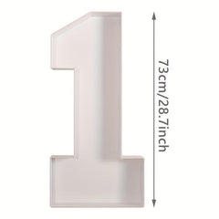 72 Number Balloon Filler Box Baby Shower Wedding Decoration