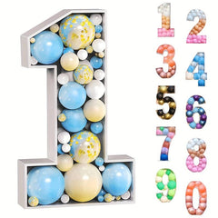 72 Number Balloon Filler Box Baby Shower Wedding Decoration