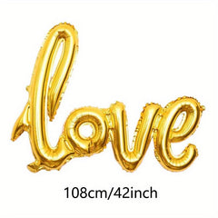Romantic Love Letter Foil Balloon for Weddings and Parties