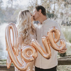 Romantic Love Letter Foil Balloon for Weddings and Parties