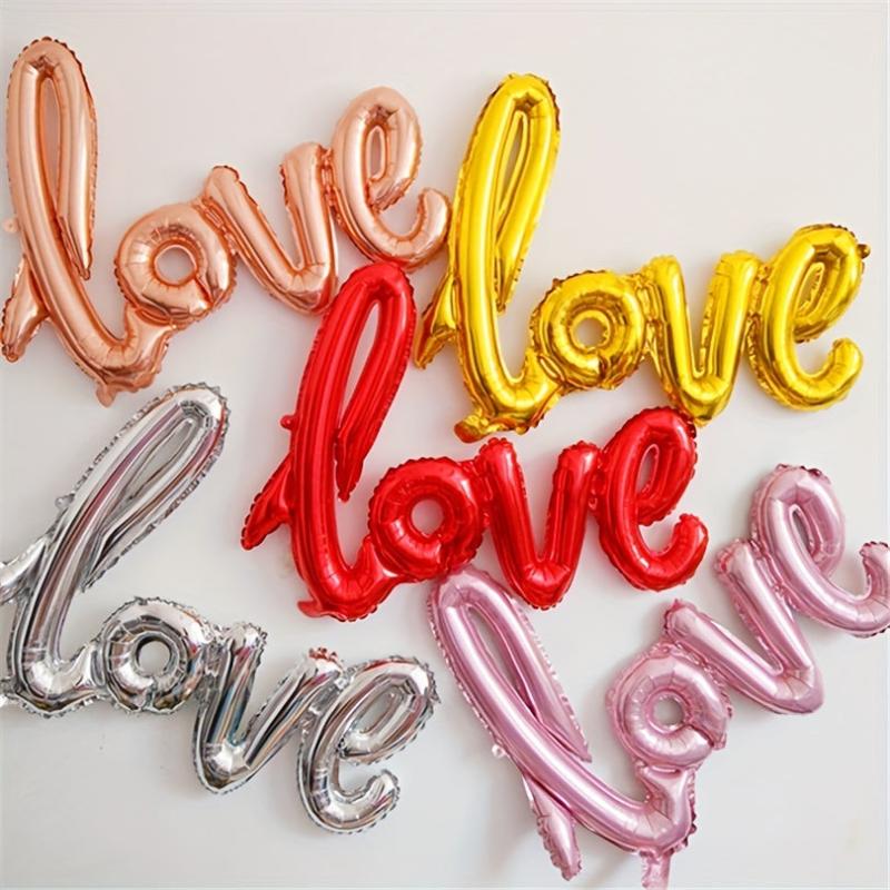Romantic Love Letter Foil Balloon for Weddings and Parties