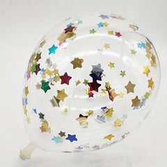 20pcs Star Confetti Latex Balloons Wedding Party Decorations