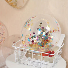 20pcs Star Confetti Latex Balloons Wedding Party Decorations