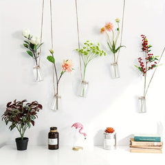 32pcs 30-80mm 40ML Hanging Glass Bottle Jars DIY Ornament