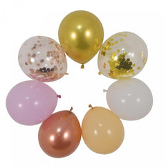 143pcs Pink and Rose Gold Balloon Garland Kit for Wedding Birthday Baby Shower