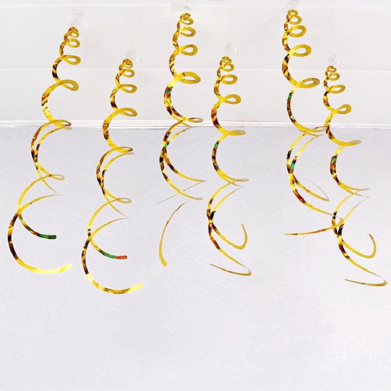 6pcs Swirl Balloon Curtain Decorations for Events