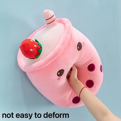 Cute Milk Tea Cup Plush Toy - Wedding Bridal Show Gift