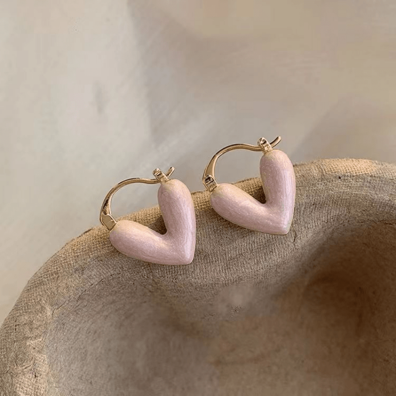 Heart Shape Earrings & Versatile Accessory Set