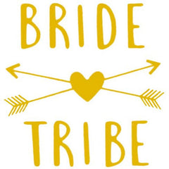 12pc Team Bride Tattoo Sticker Hen Party Bridal Shower Wedding Decoration