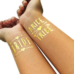 12pc Team Bride Tattoo Sticker Hen Party Bridal Shower Wedding Decoration