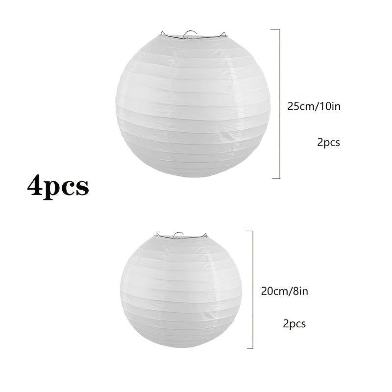 4pc Paper Lantern Ball Decorations for Events