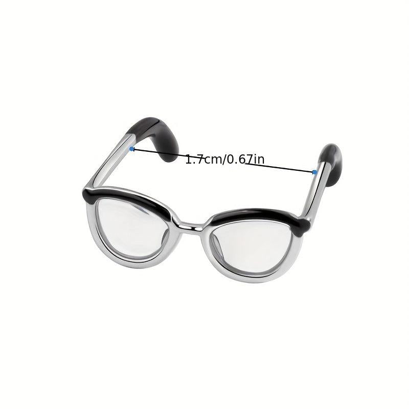 Adjustable Glasses Ring Hand Jewelry for Women - Creative Birthday Gift