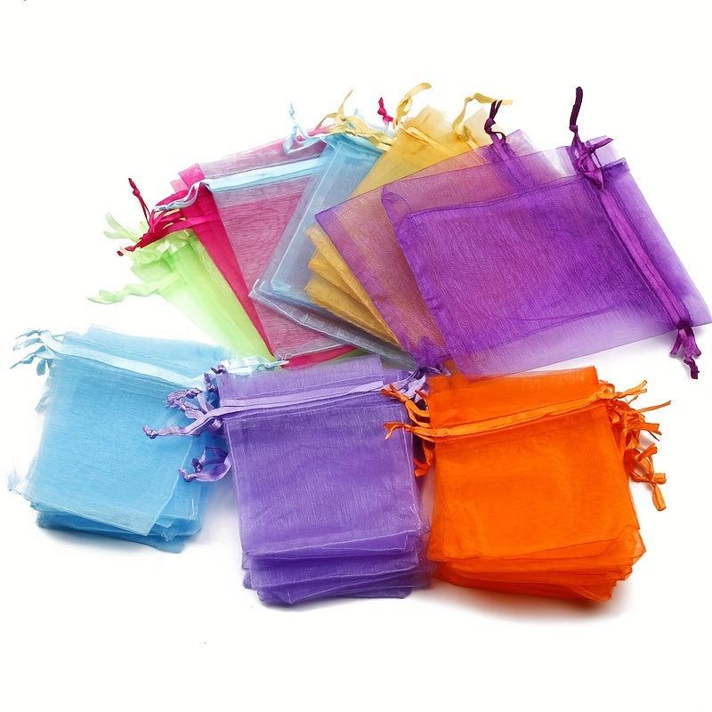 50pcs Organza Bag 10x16cm Wedding Party Candy Packaging Bag
