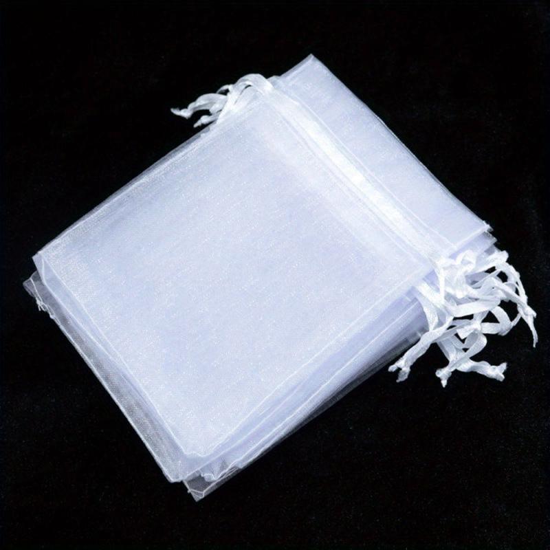 50pcs Organza Bag 10x16cm Wedding Party Candy Packaging Bag