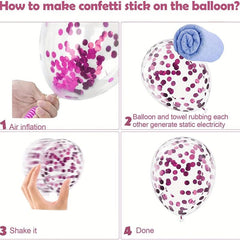40pcs Pink Balloons in Various Shades for Special Occasions