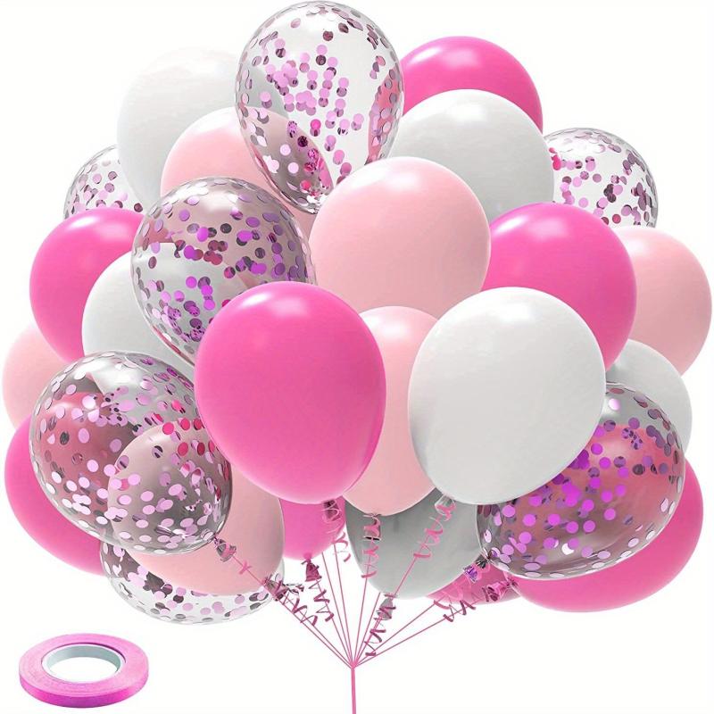 40pcs Pink Balloons in Various Shades for Special Occasions
