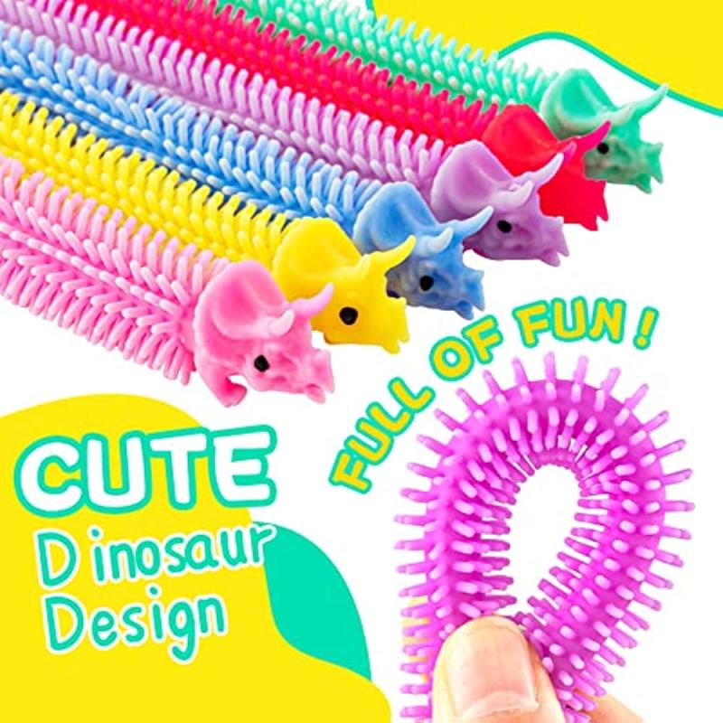12pcs Stretchy Strings Fidget Toys Colorful Pull String Fidget