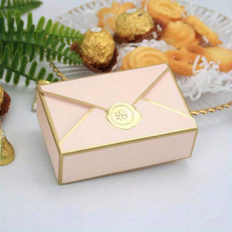 Envelope Shape Box DIY Stamp Candy Chocolate Packaging Party Favors