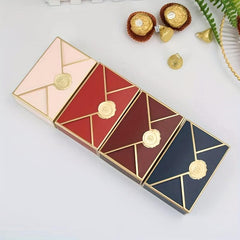 Envelope Shape Box DIY Stamp Candy Chocolate Packaging Party Favors
