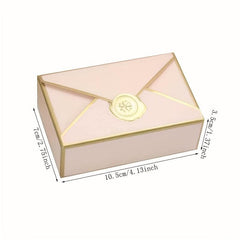 Envelope Shape Box DIY Stamp Candy Chocolate Packaging Party Favors