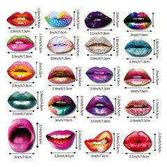 20pcs Funny Lip Photobooth Props Wedding Decoration