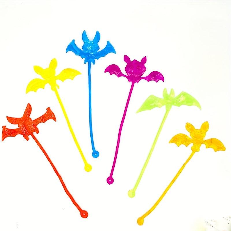 30pcs Halloween Stretchy Sticky Hands Pumpkin Ghost Party Favors For Kids