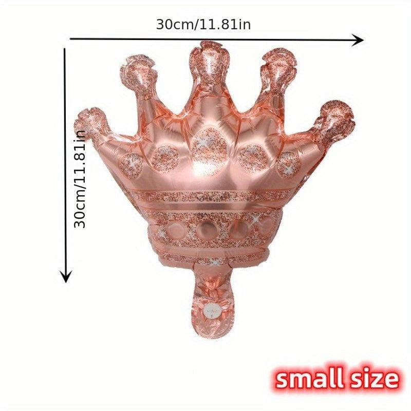 1pc Birthday Party Crown Balloon Decoration Aluminum Film Balloon
