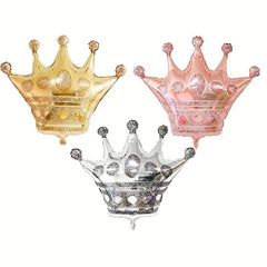 1pc Birthday Party Crown Balloon Decoration Aluminum Film Balloon