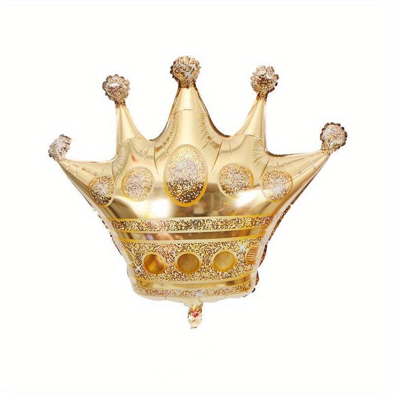 1pc Birthday Party Crown Balloon Decoration Aluminum Film Balloon